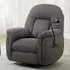 Reclining Chair with Phone Holder - Grey