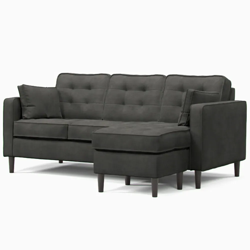 Enjoy Reversible Chaise Sofa - Graphite
