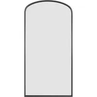 Angustus Arched Leaner Wall Mirror - Black