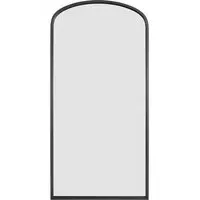 Angustus Arched Leaner Wall Mirror - Black