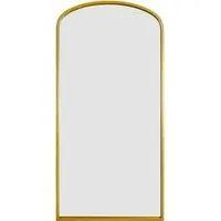 Angustus Arched Leaner Wall Mirror - Gold