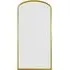 Angustus Arched Leaner Wall Mirror - Gold