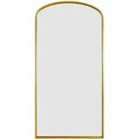 Angustus Arched Leaner Wall Mirror - Gold