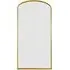 Angustus Arched Leaner Wall Mirror - Gold