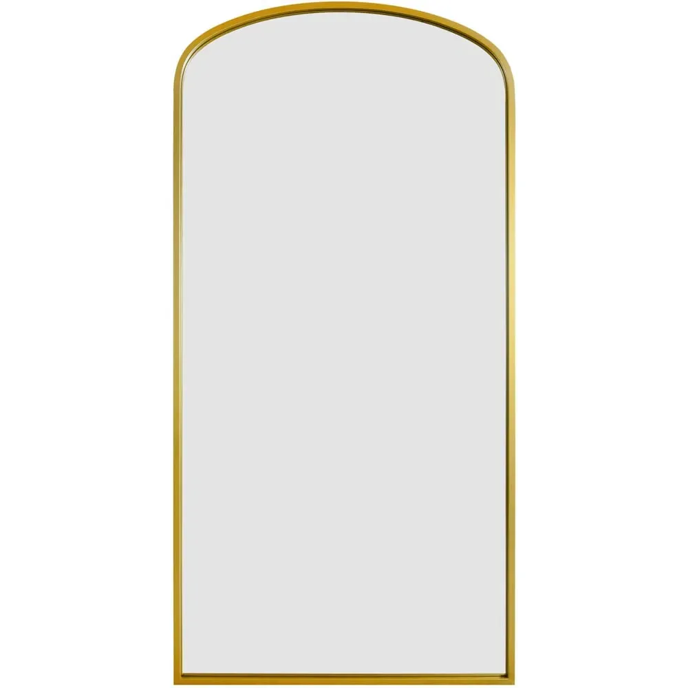 Angustus Arched Leaner Wall Mirror - Gold