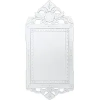 Antique Baroque Wall Mirror - Black