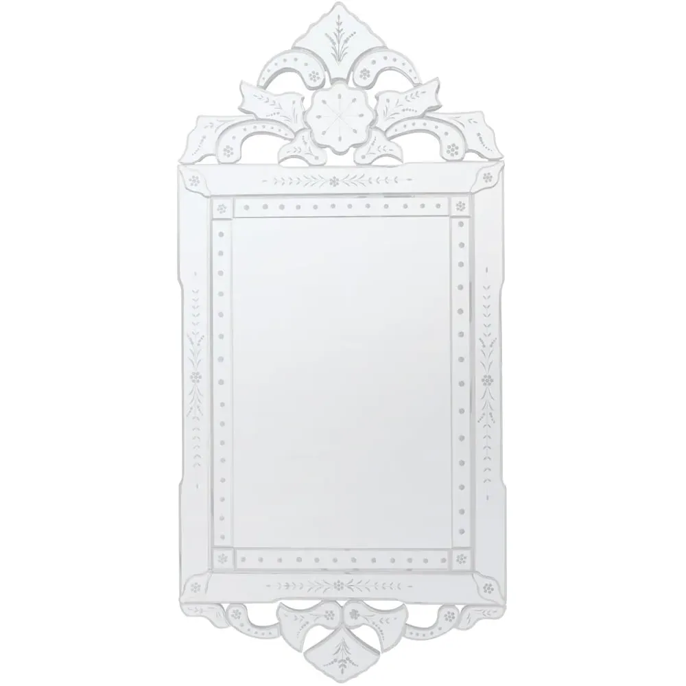 Antique Baroque Wall Mirror - Black image