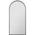 Arcus Arched Leaner Wall Mirror - Black