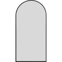 Arcus Arched Leaner Wall Mirror - Black