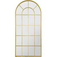 Arcus Arched Leaner Wall Mirror - Gold