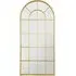 Arcus Arched Leaner Wall Mirror - Gold