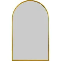 Arcus Arched Leaner Wall Mirror - Gold, Metal