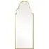 Arcus Arched Leaner Wall Mirror - Gold, Metal