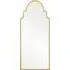 Arcus Arched Leaner Wall Mirror - Gold, Metal