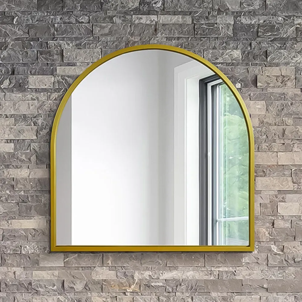 Arcus Arched Leaner Wall Mirror - Gold