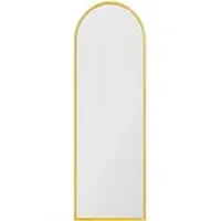 Arcus Arched Leaner Wall Mirror - Gold