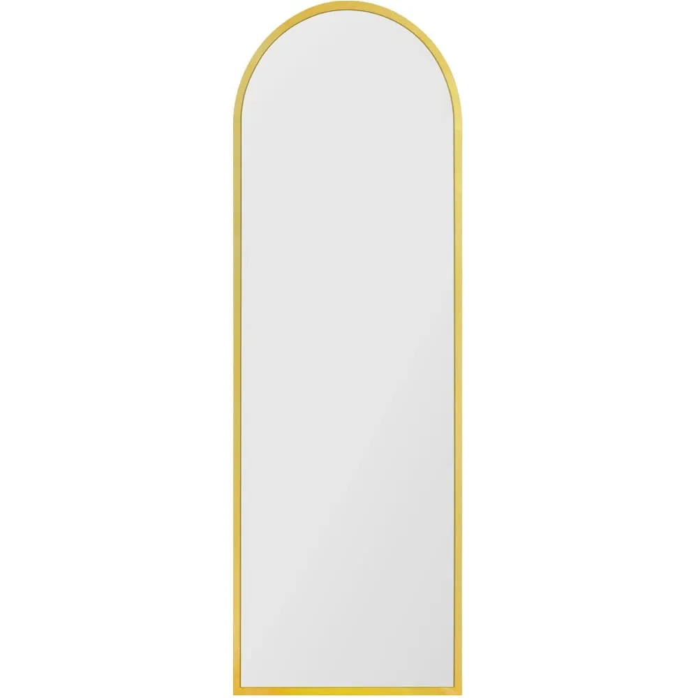 Arcus Arched Leaner Wall Mirror - Gold