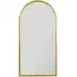 Arcus Arched Leaner Wall Mirror - Gold