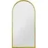 Arcus Arched Leaner Wall Mirror - Gold