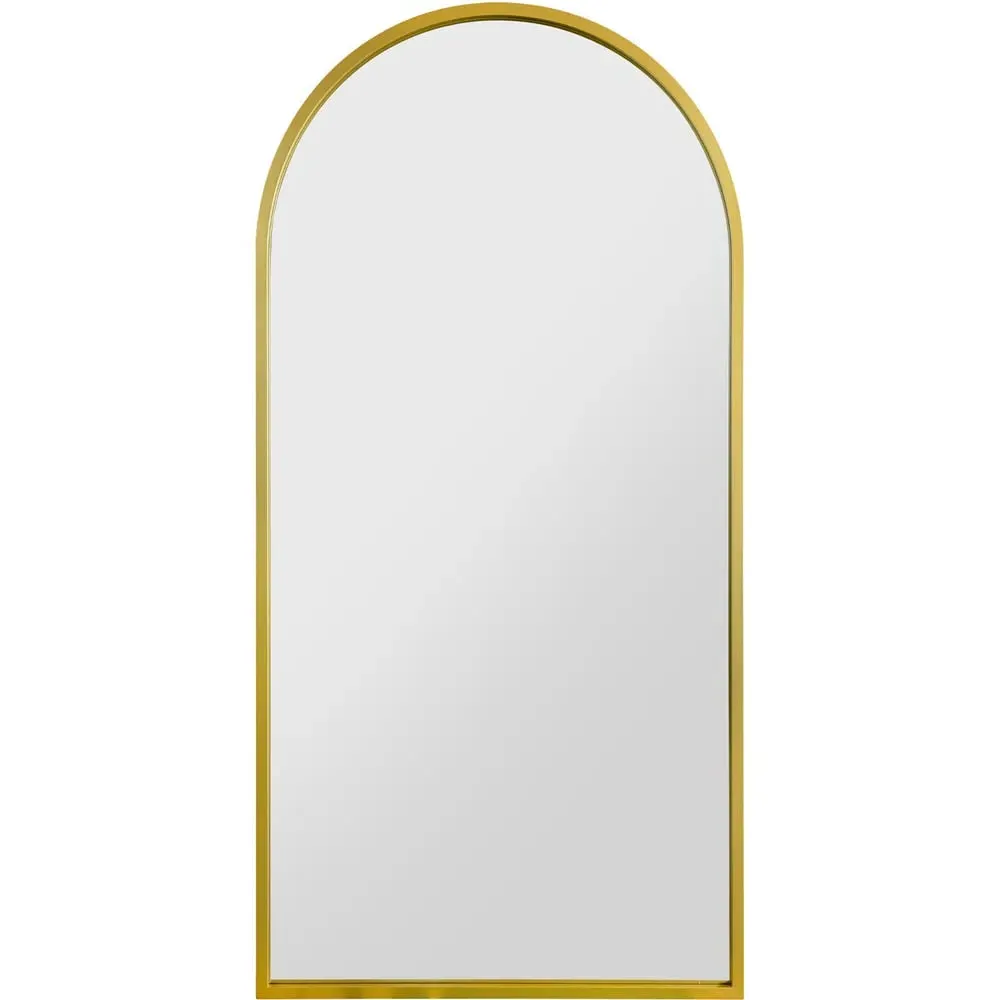 Arcus Arched Leaner Wall Mirror - Gold