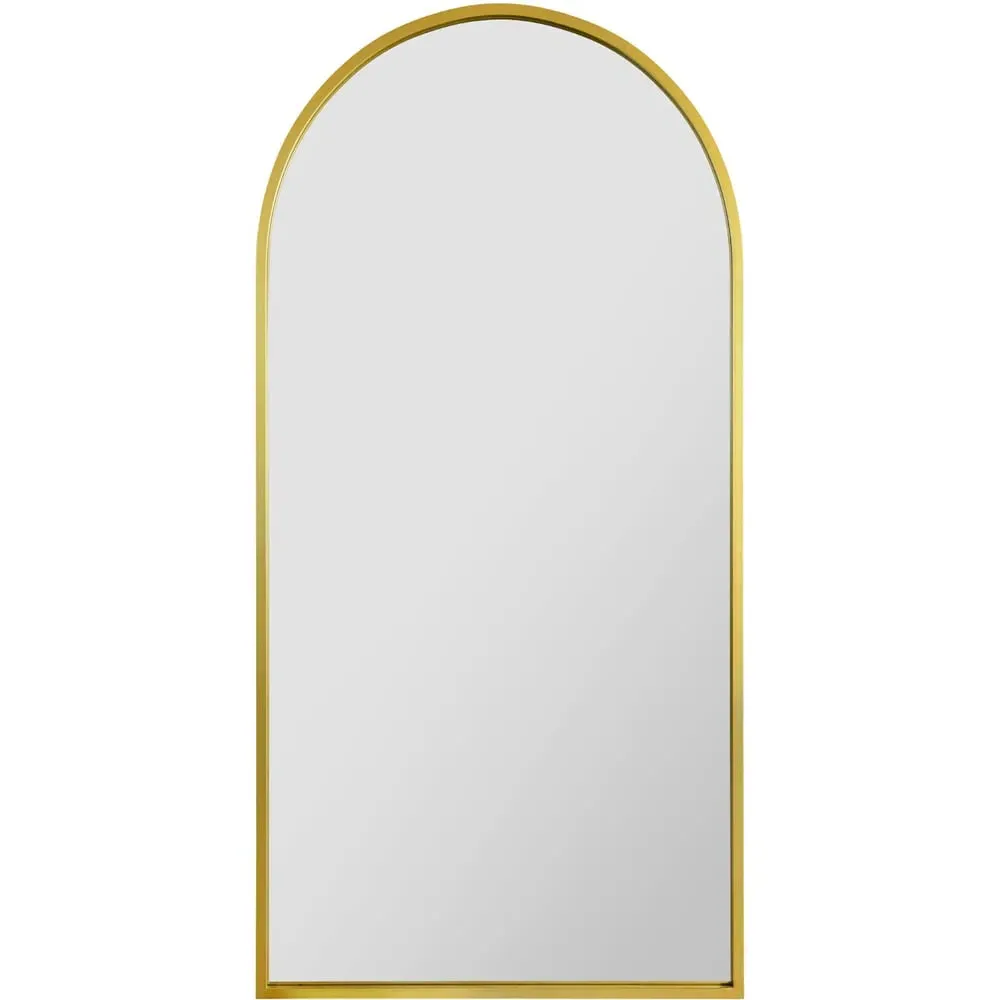 Arcus Arched Leaner Wall Mirror - Gold image