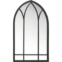 Arcus Arched Wall Mirror - Black