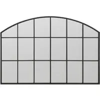 Arcus Arched Wall Mirror - Black, Metal