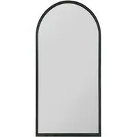 Arcus Arched Wall Mirror - Black