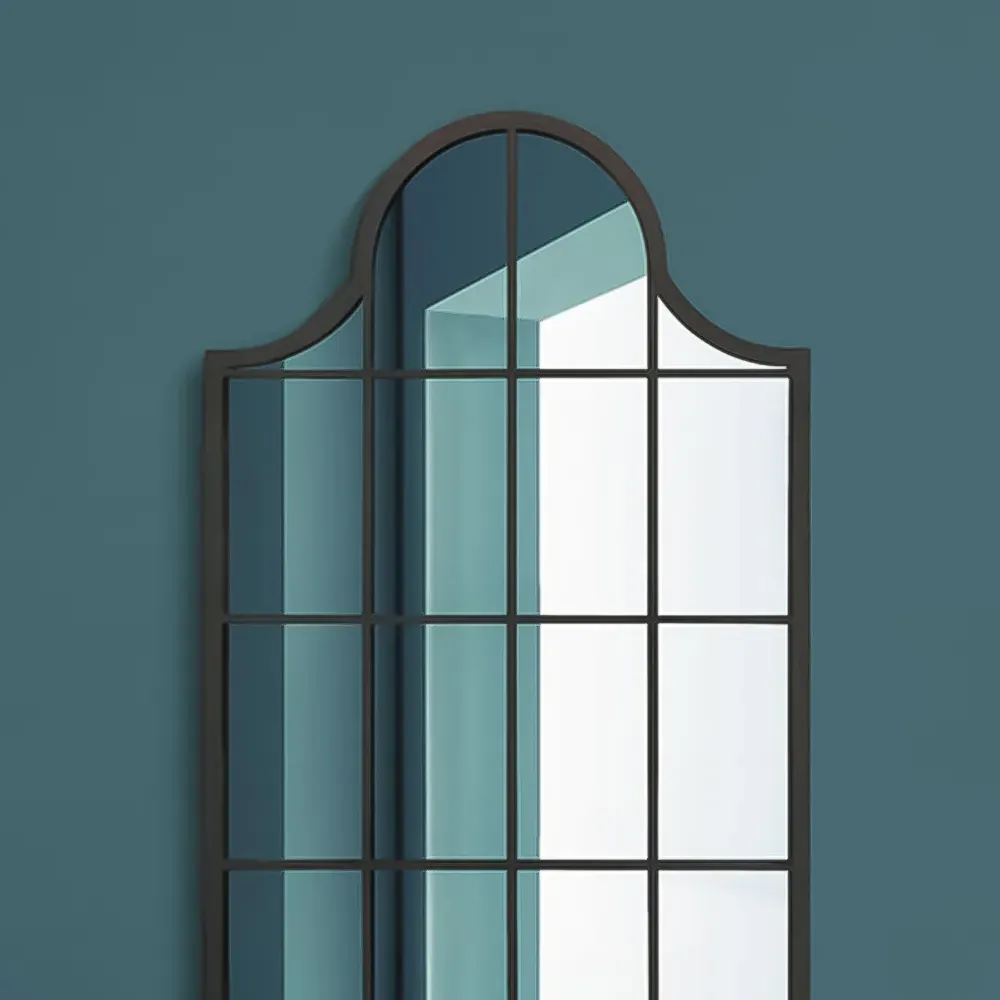 Arcus Arched Wall Mirror - Black
