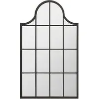 Arcus Arched Wall Mirror - Black