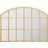 Arcus Arched Wall Mirror - Gold, Metal