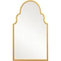 Arcus Arched Wall Mirror - Gold, Metal