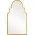 Arcus Arched Wall Mirror - Gold, Metal