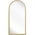Arcus Arched Wall Mirror - Gold, Metal