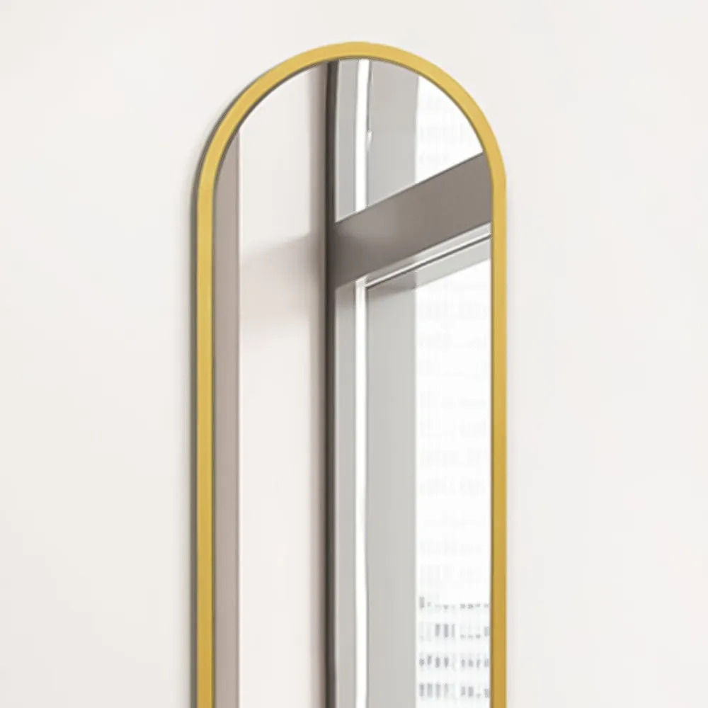 Arcus Arched Wall Mirror - Gold