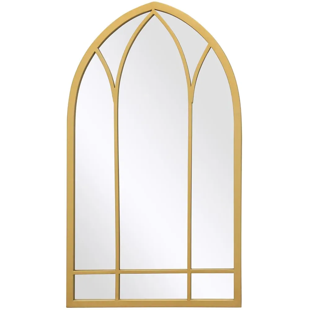 Arcus Arched Wall Mirror - Gold image