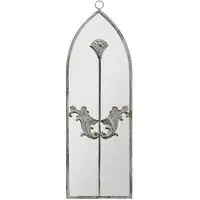 Arcus Arched Wall Mirror - Grey, Concrete