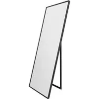 Artus Cheval Mirror - Black, Aluminium