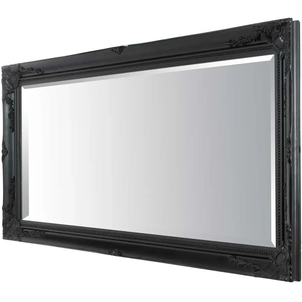 Buxton Full Length Leaner Wall Mirror - Black