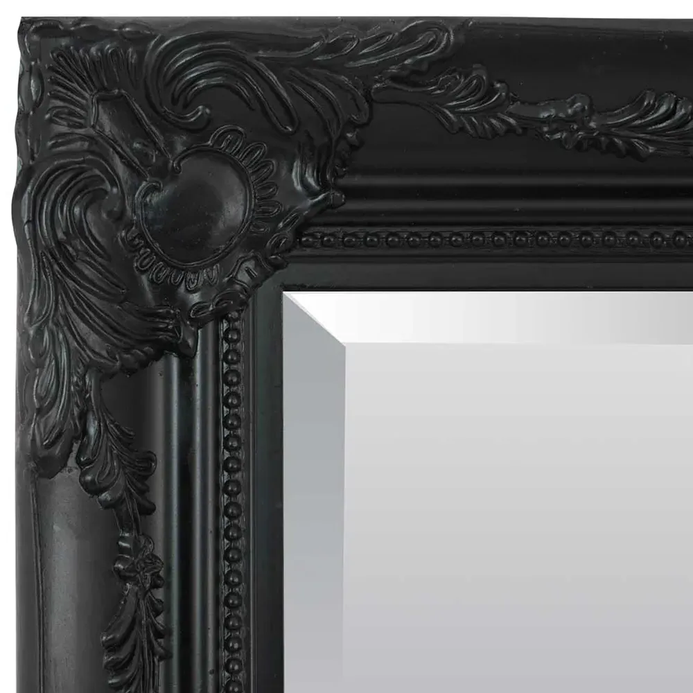 Buxton Full Length Leaner Wall Mirror - Black