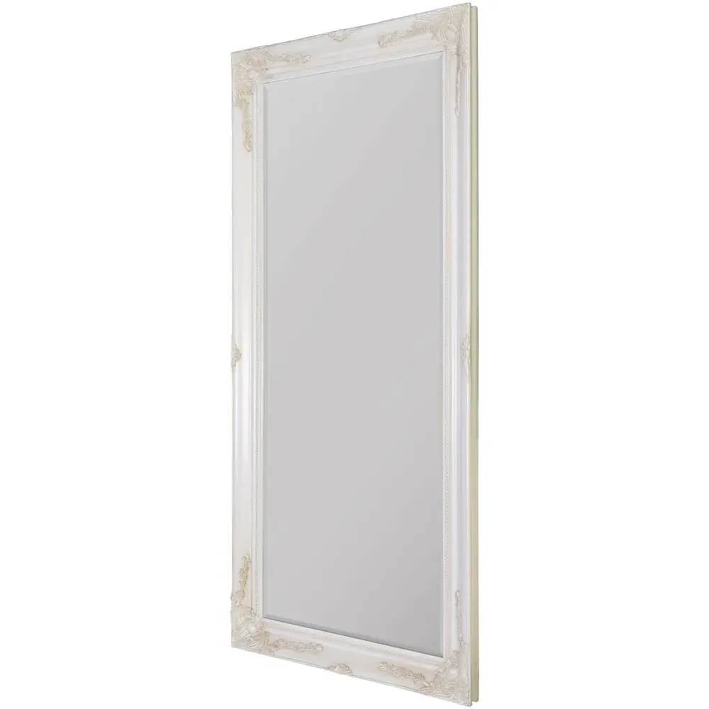 Buxton Full Length Leaner Wall Mirror - Cream