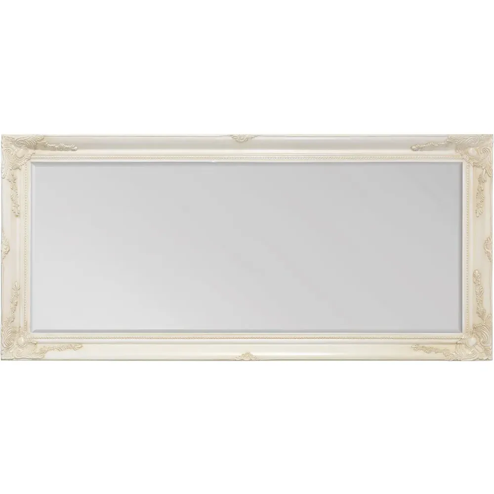 Buxton Full Length Leaner Wall Mirror - Cream