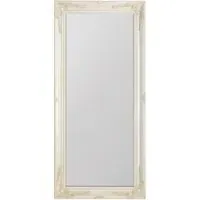 Buxton Full Length Leaner Wall Mirror - Cream