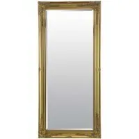 Buxton Full Length Leaner Wall Mirror - Gold