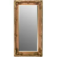 Carved Louis Large Wall Mirror - Gold