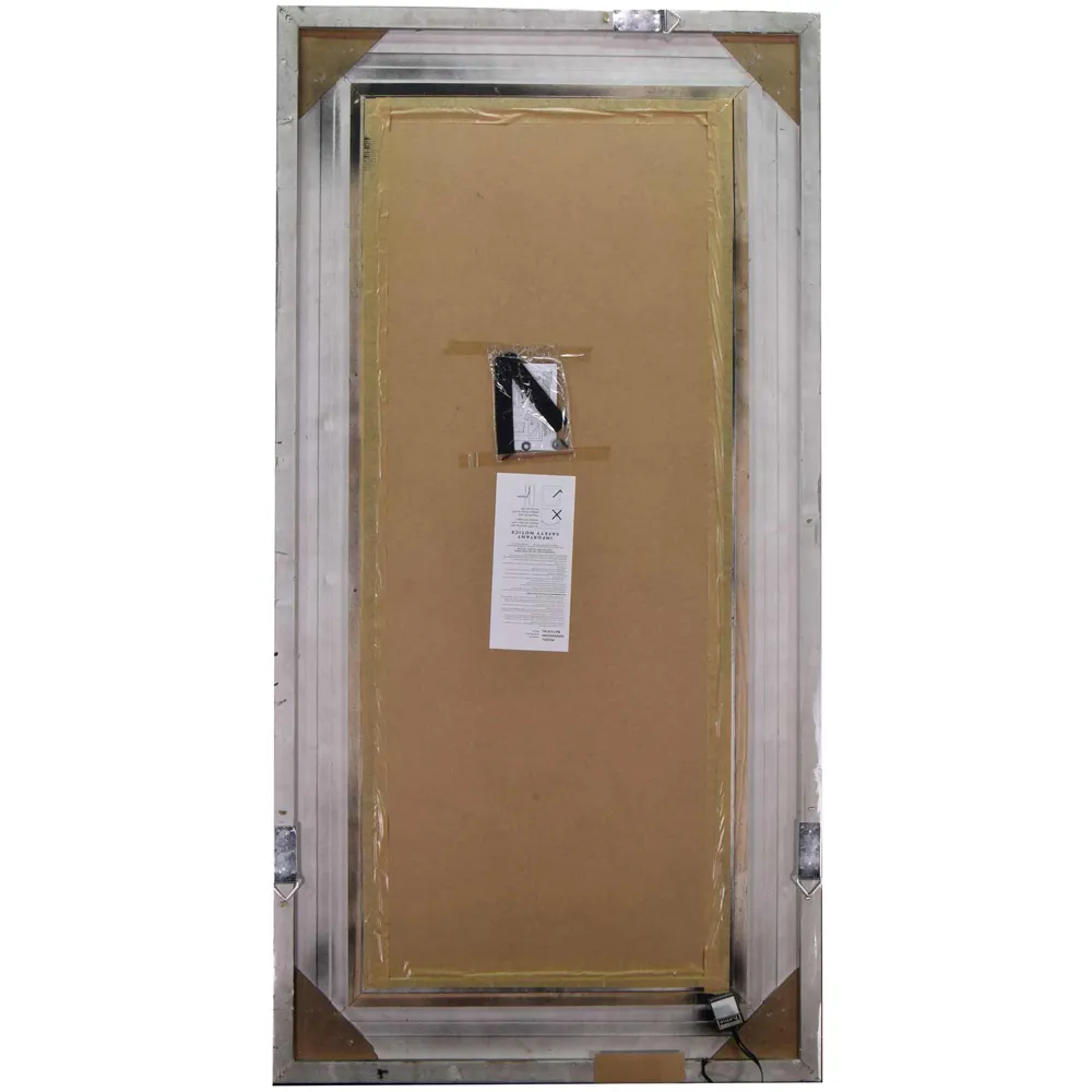 Carved Louis Large Wall Mirror - Silver