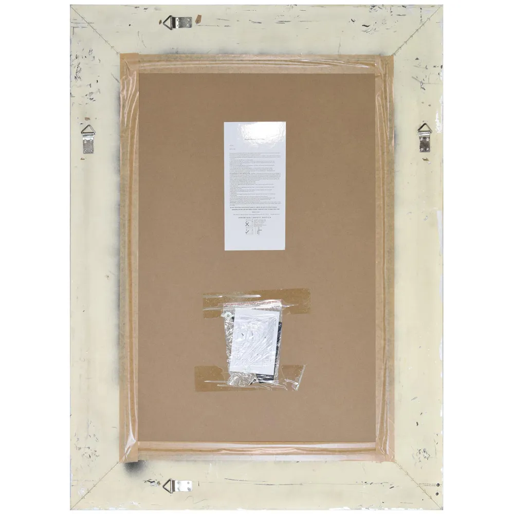 Carved Louis Wall Mirror - Silver