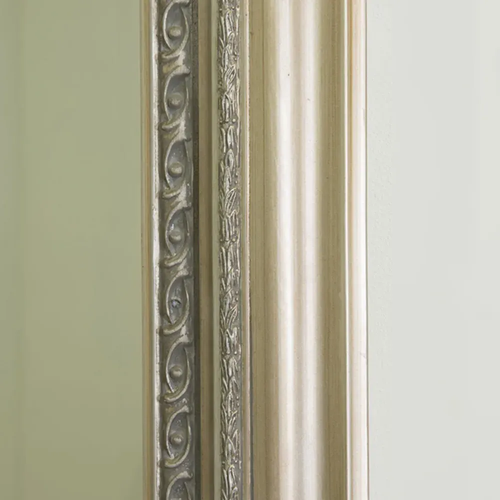 Caspian Antique Wall Mirror - Silver