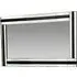 Dalton Large Bevelled Triple Edge Wall Mirror - Black, Silver