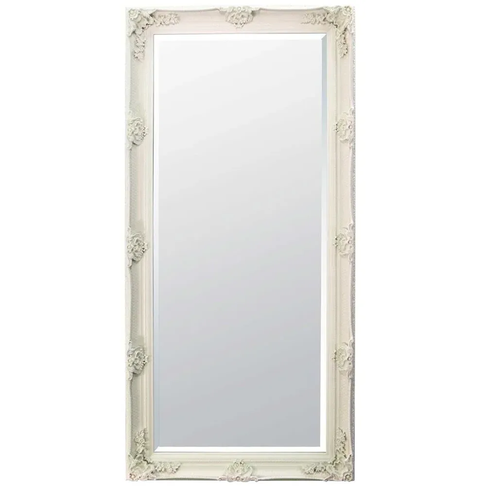 Davenport Ornate Full Length Mirror - Cream image